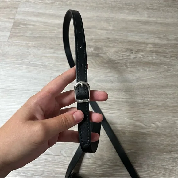 Sandra Firenze Genuine Leather Mini Crossbody Bag Hand Made in Florence Italy - Picture 10 of 11